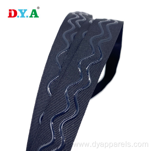 Cheap price custom polyester silicone strap webbing